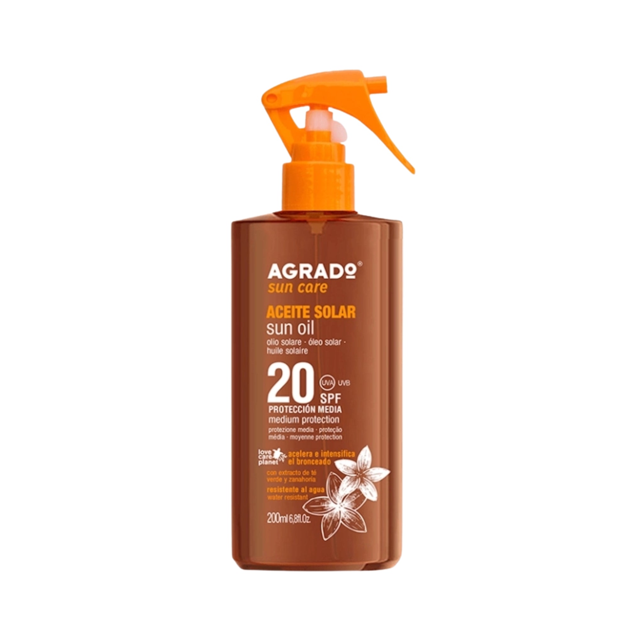 Agrado Sun Care Sun Oil SPF 20